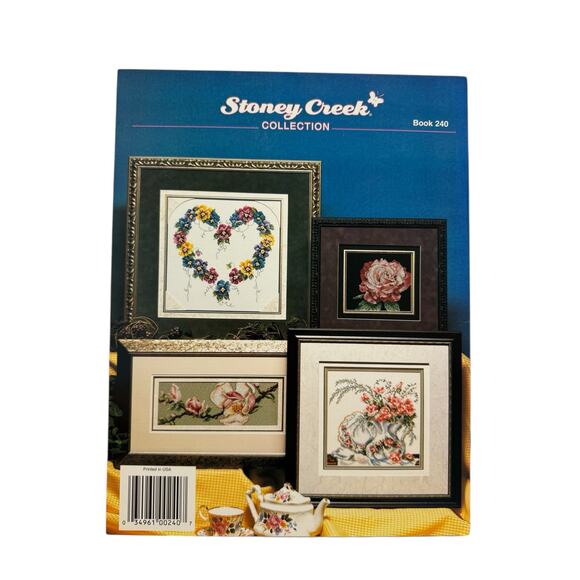 Vintage Beauty In Bloom Cross Stitch Pattern Book STONEY CREEK Flower Plants - Picture 2 of 3
